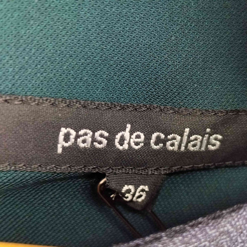 パドカレ pas de calais ツートーン ノースリーブ ワンピース レディース